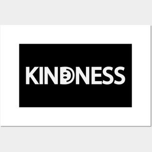 Kindness artistic text design Posters and Art